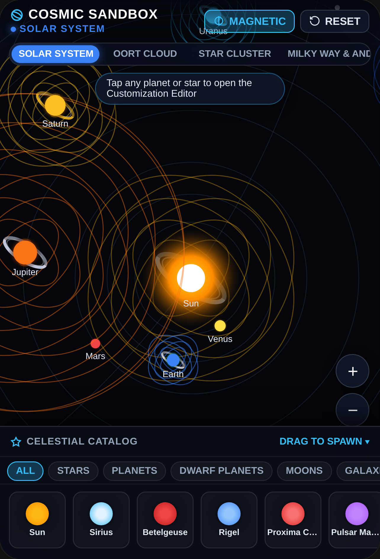 Cosmic Sandbox — Planet & Star Editor cover