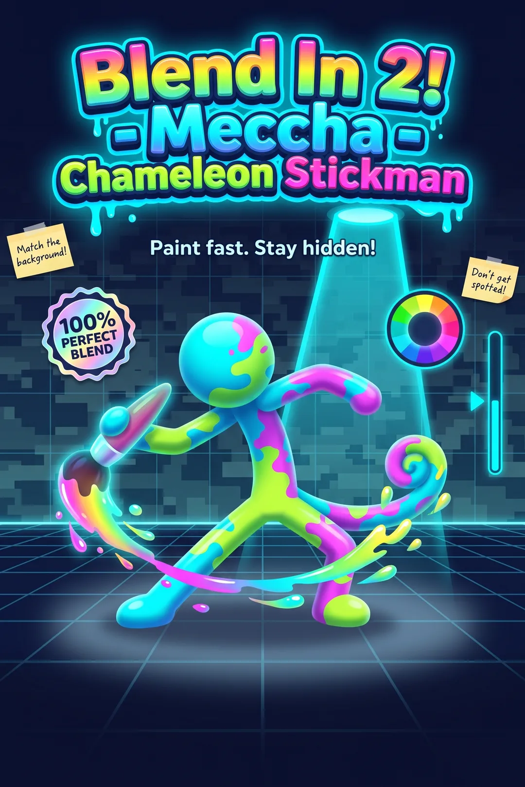 Blend In 2! - Meccha Chameleon Stickman