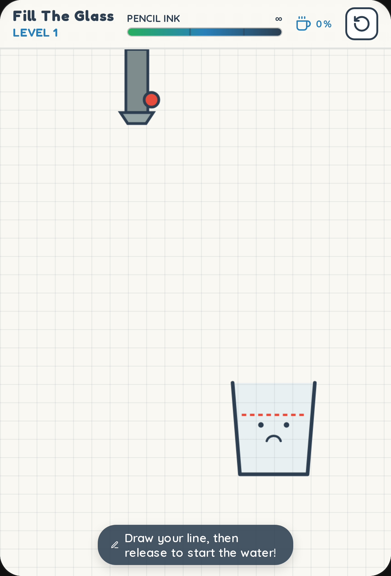 Fill the happy glass cover