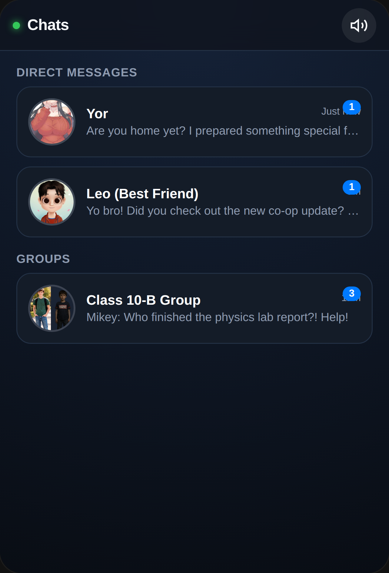 Messenger cover