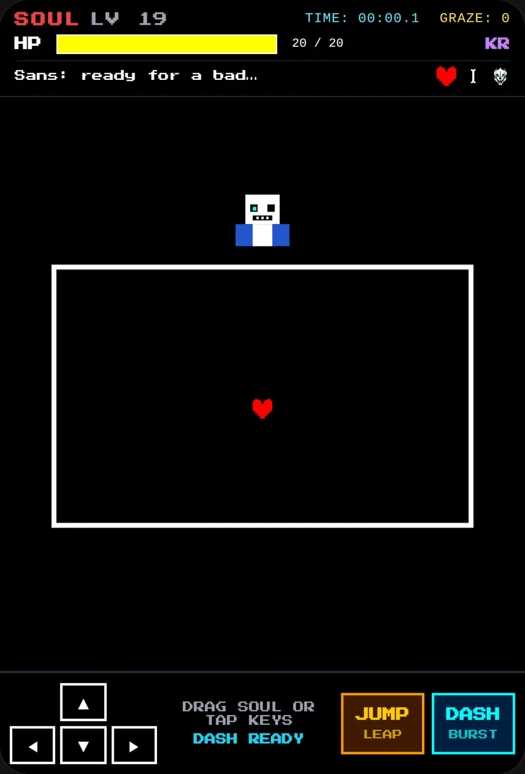 Undertale Sans Bullet Hell cover
