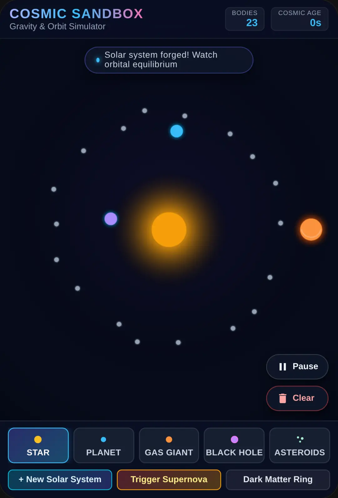 Cosmic Sandbox Simulator cover