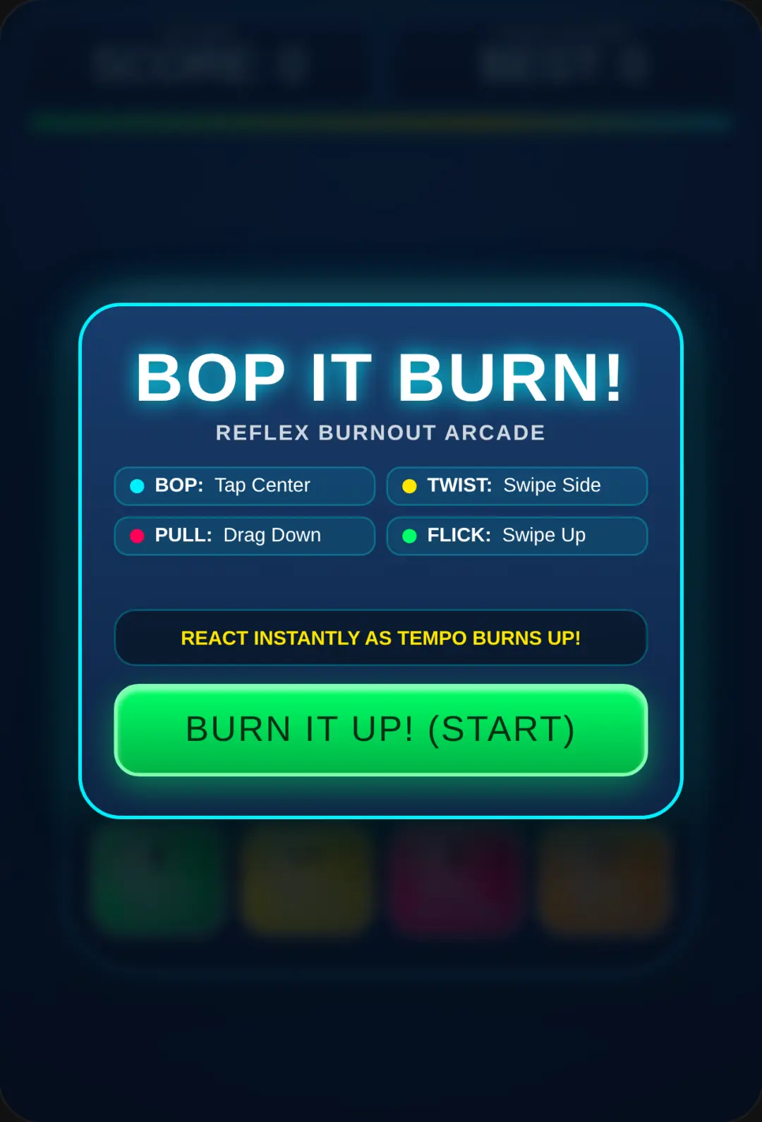 BOP IT BURN! cover