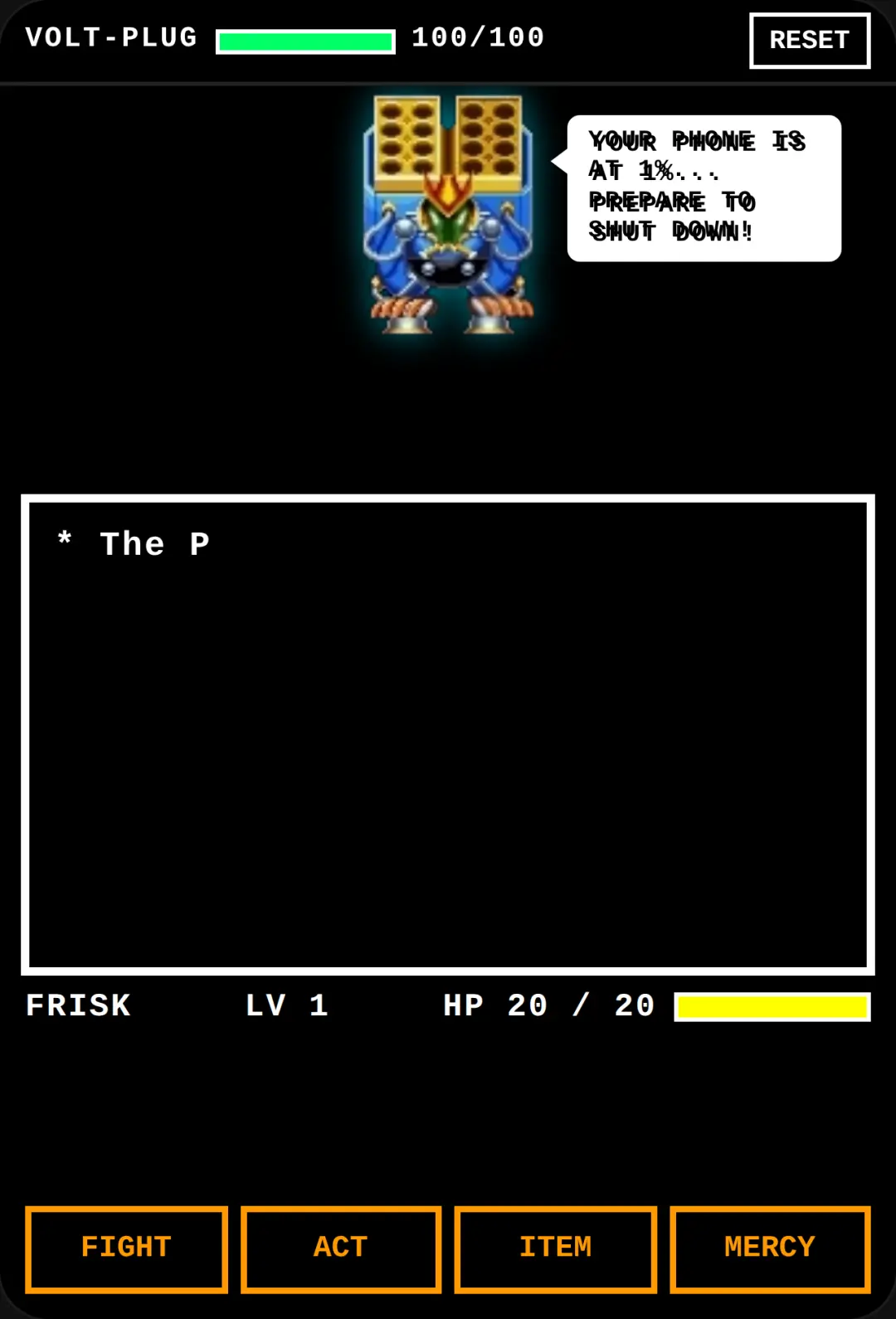 Undertale: Phone Charger Boss Battle cover