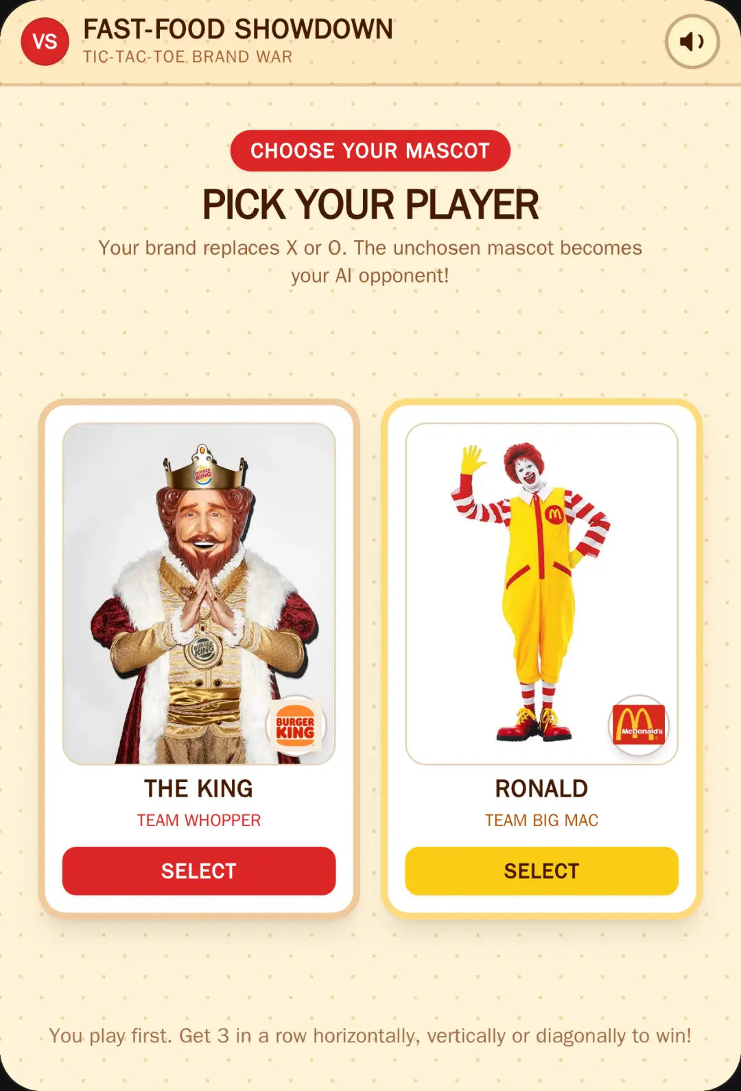 Fast-Food Showdown: Tic-Tac-Toe cover