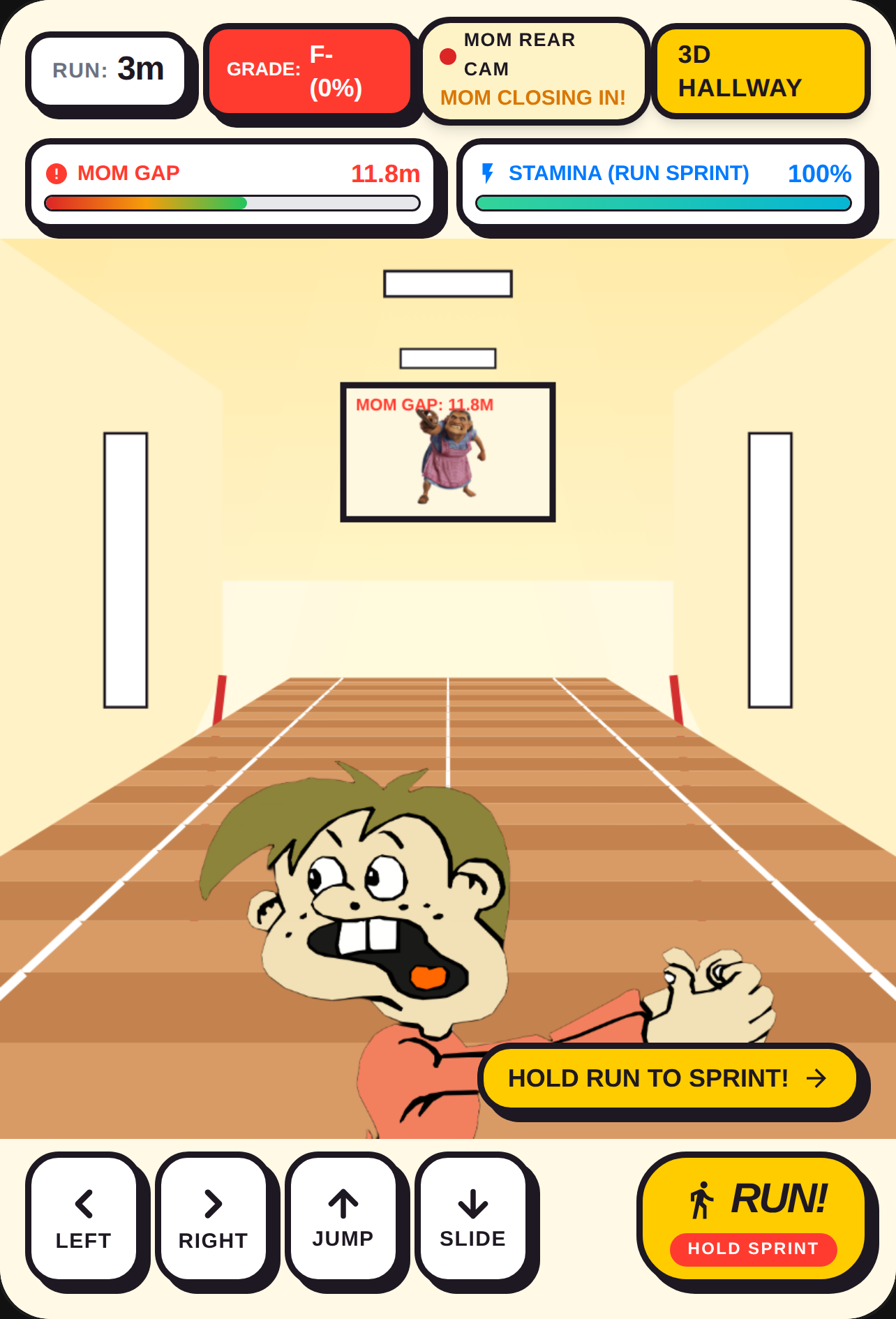 3D RUN FROM MOM! (Didn't Study!) cover