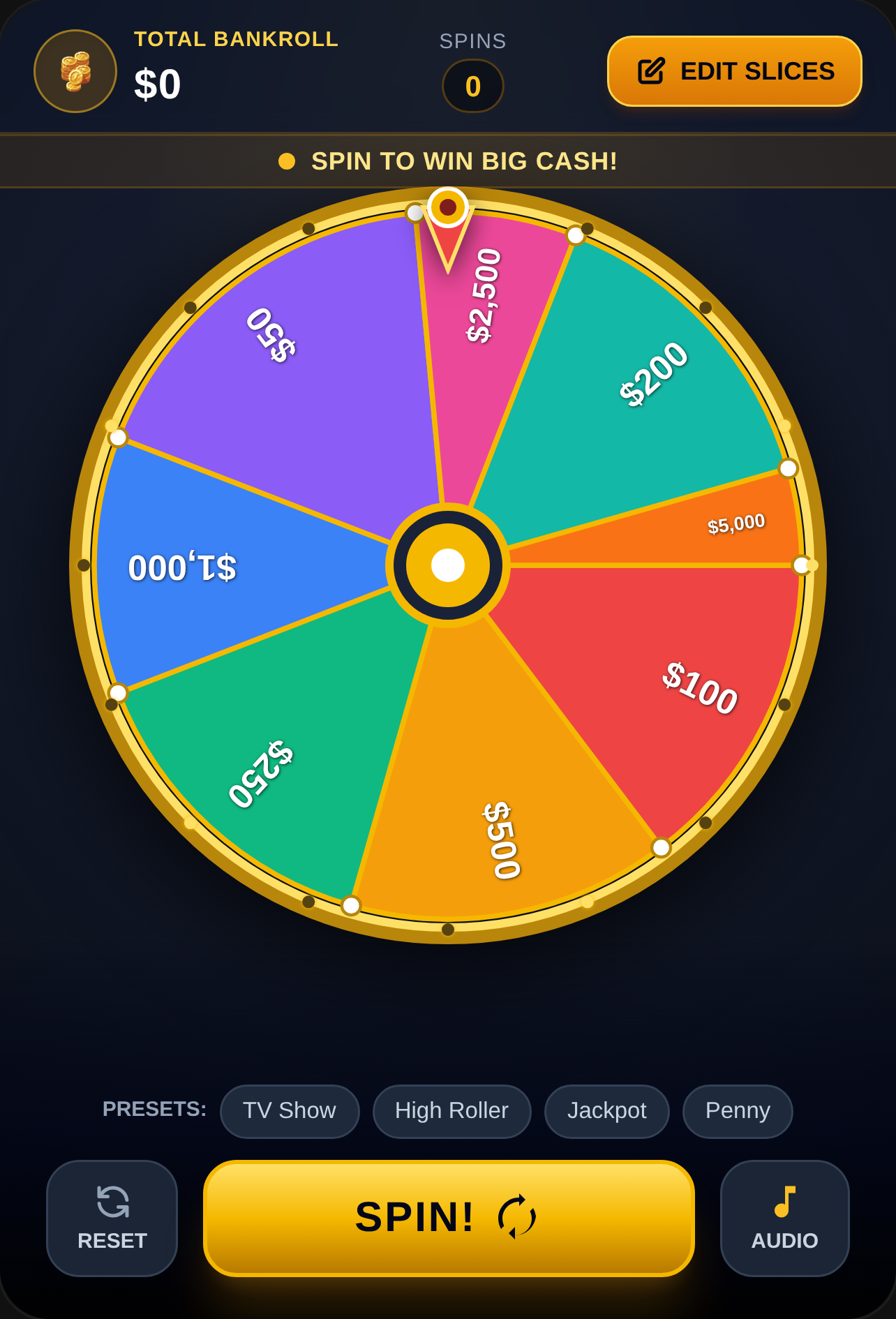 Editable spin the wheel-by game makes real cover