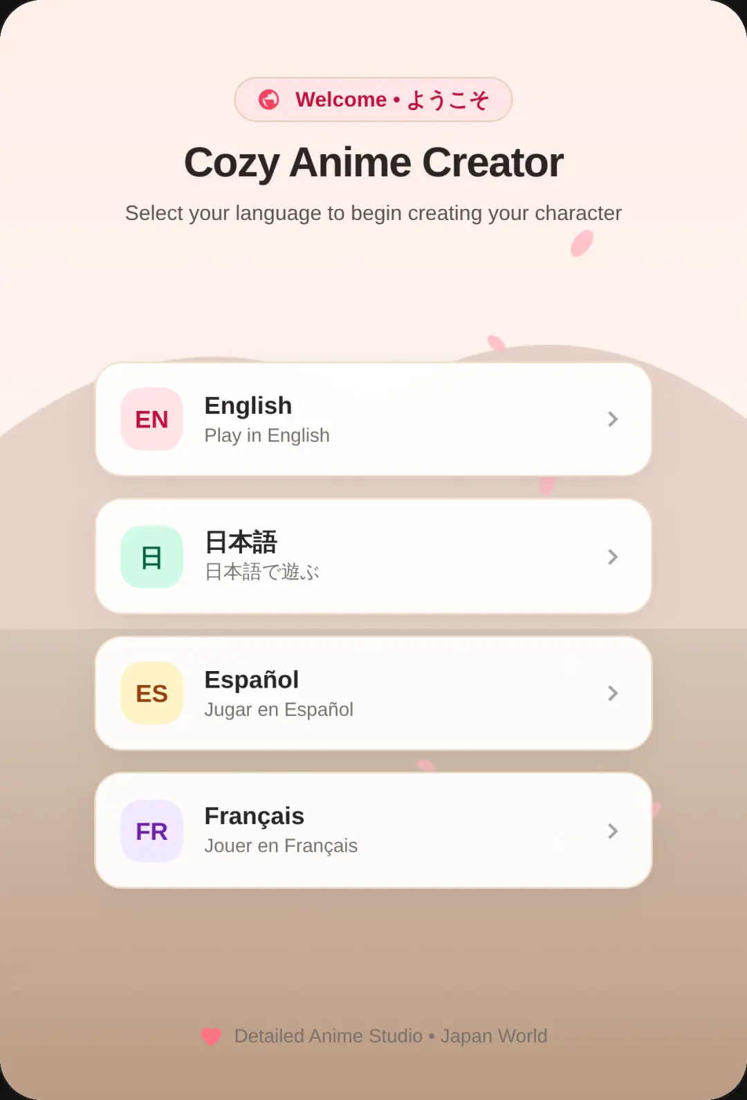 Cozy Anime Creator & Japan World cover