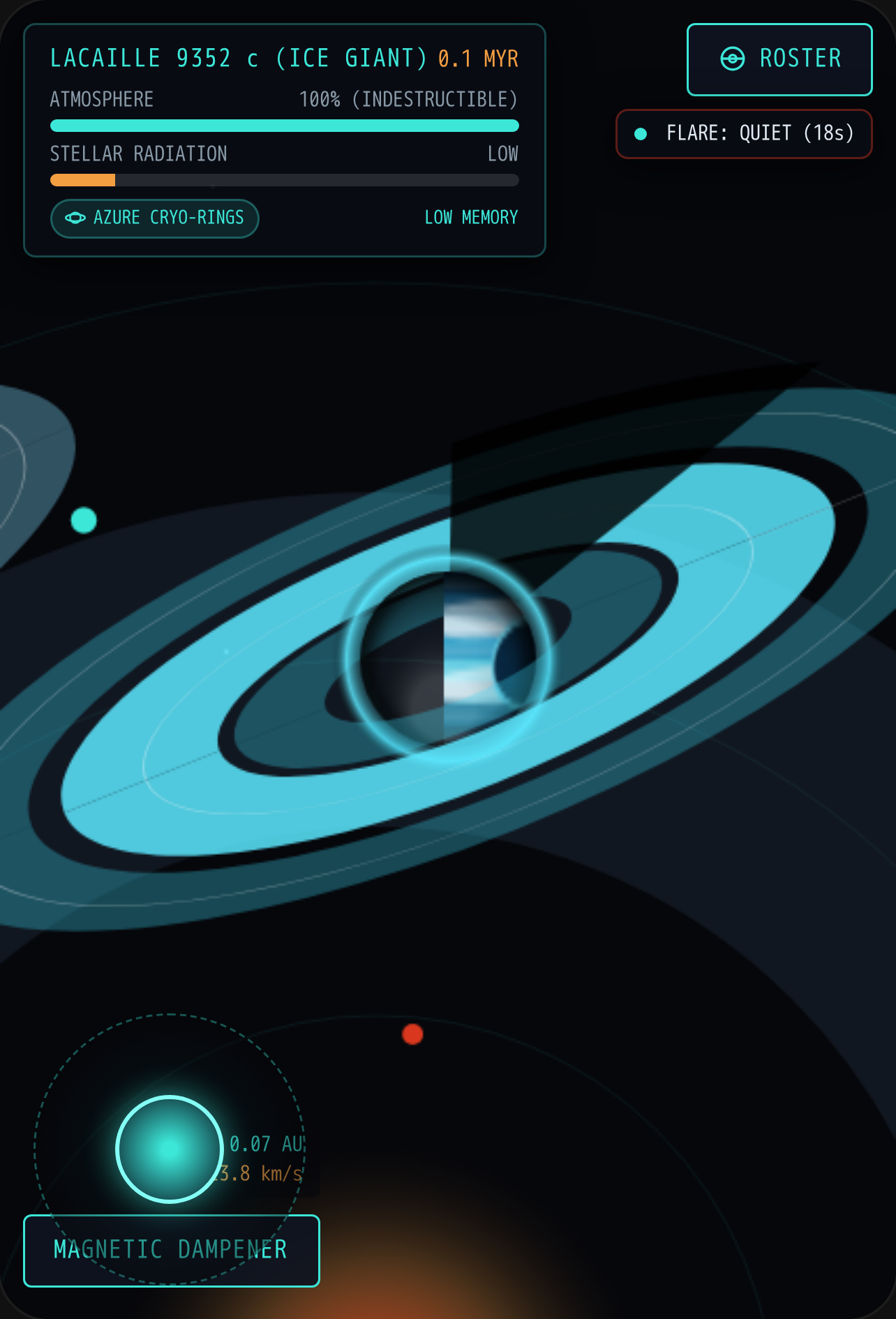 Lacaille 9352 — Exoplanet Orbital Simulation cover