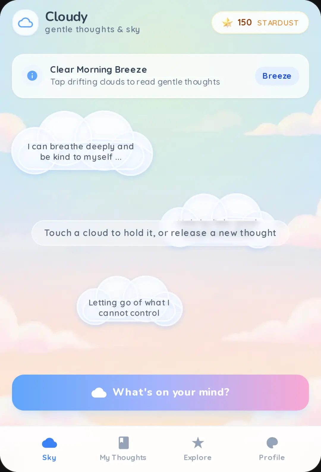 Cloudy - Peaceful Journaling cover