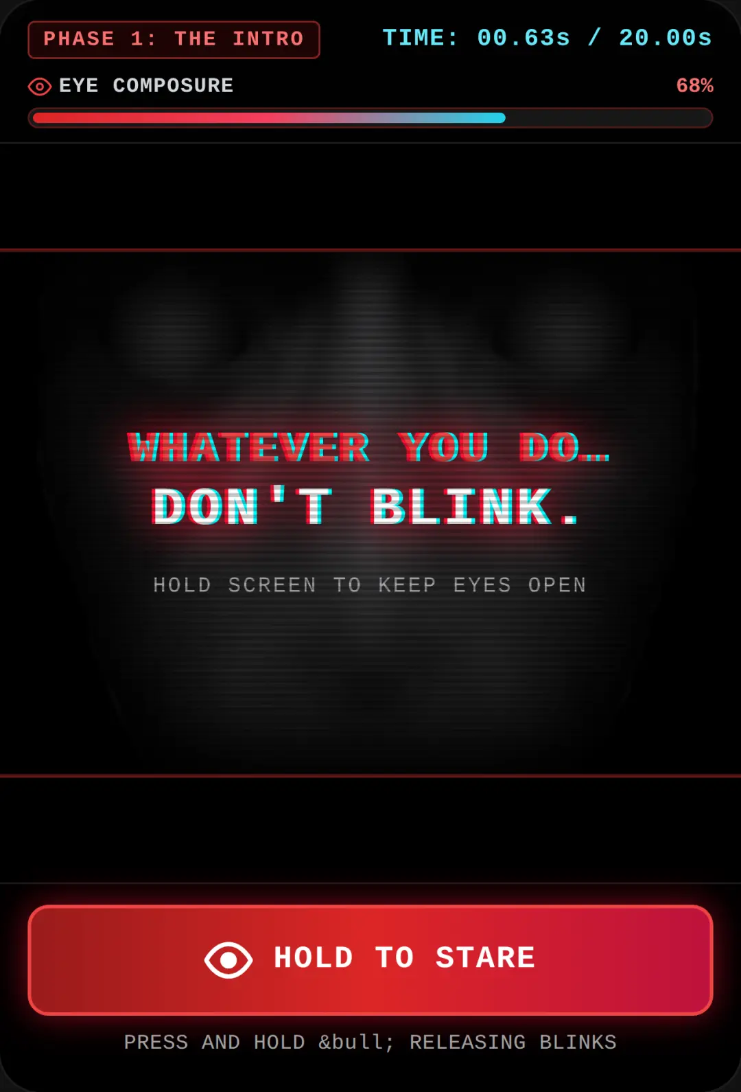 DON'T BLINK cover