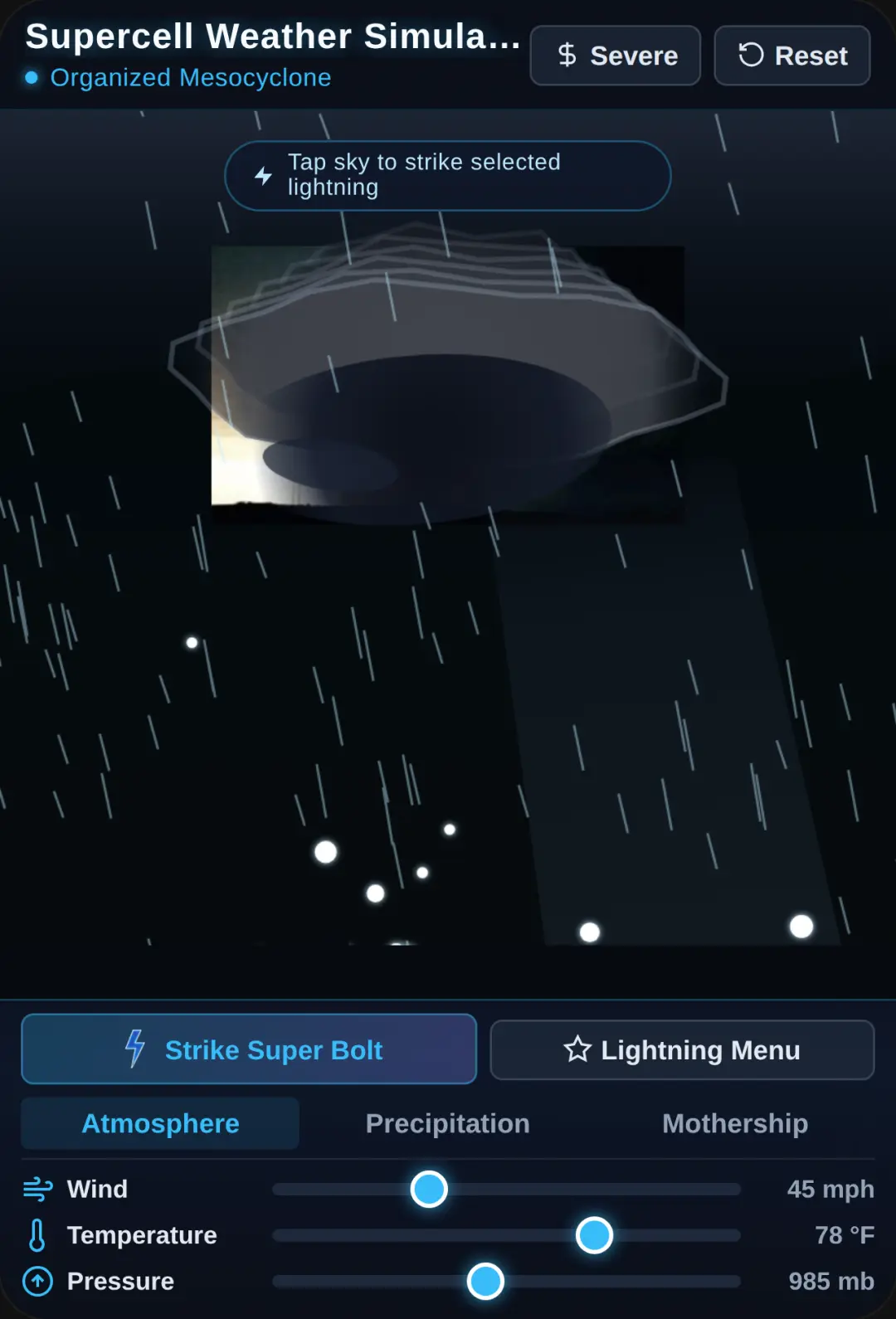 Weather Simulator: Supercell Mothership cover