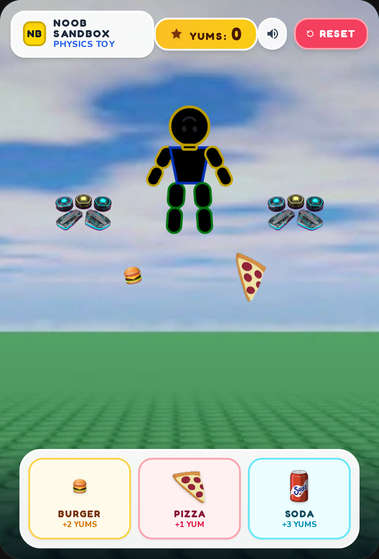 Noob Ragdoll Sandbox miam miam cover