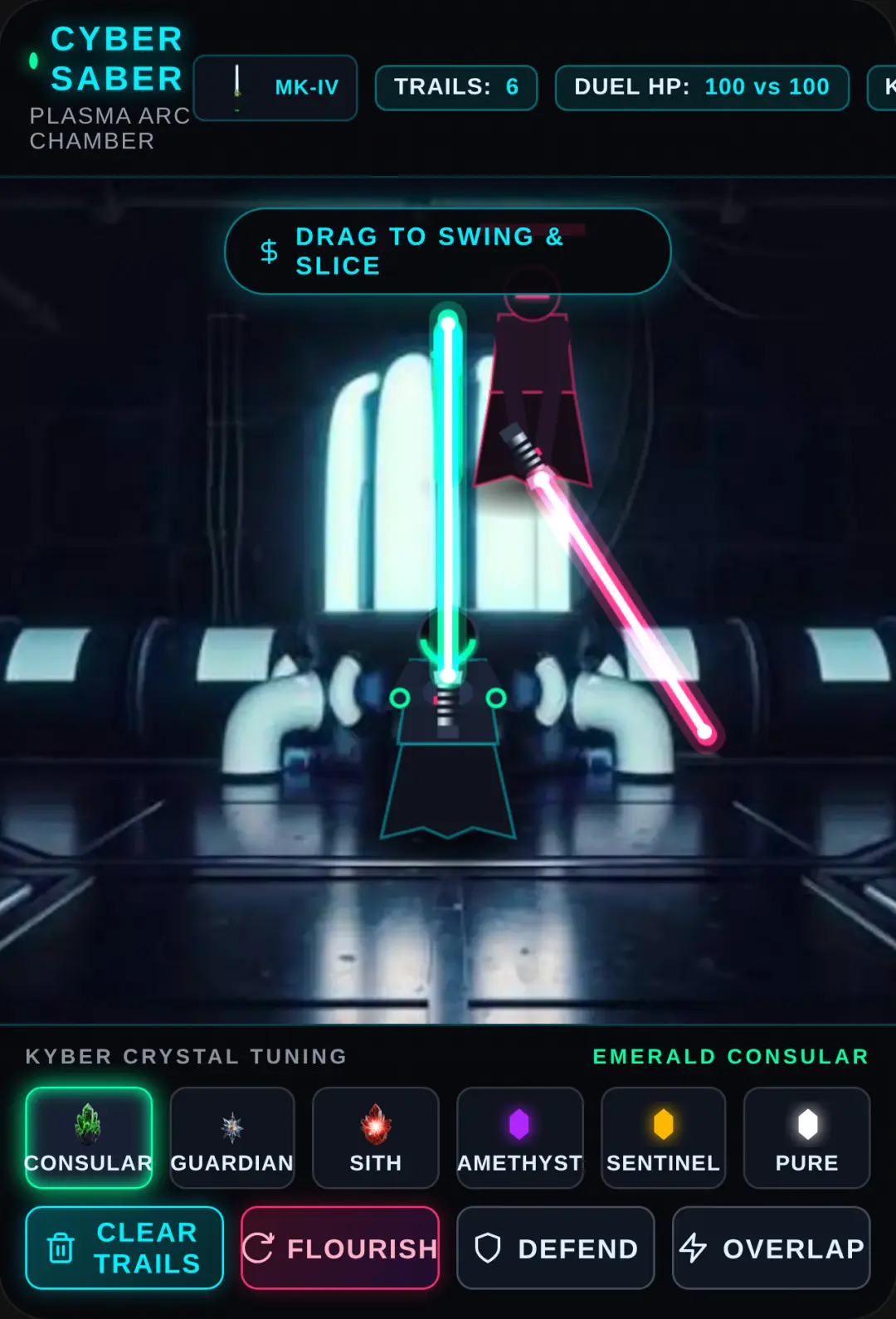 Cyber Lightsaber - Blade Trails cover