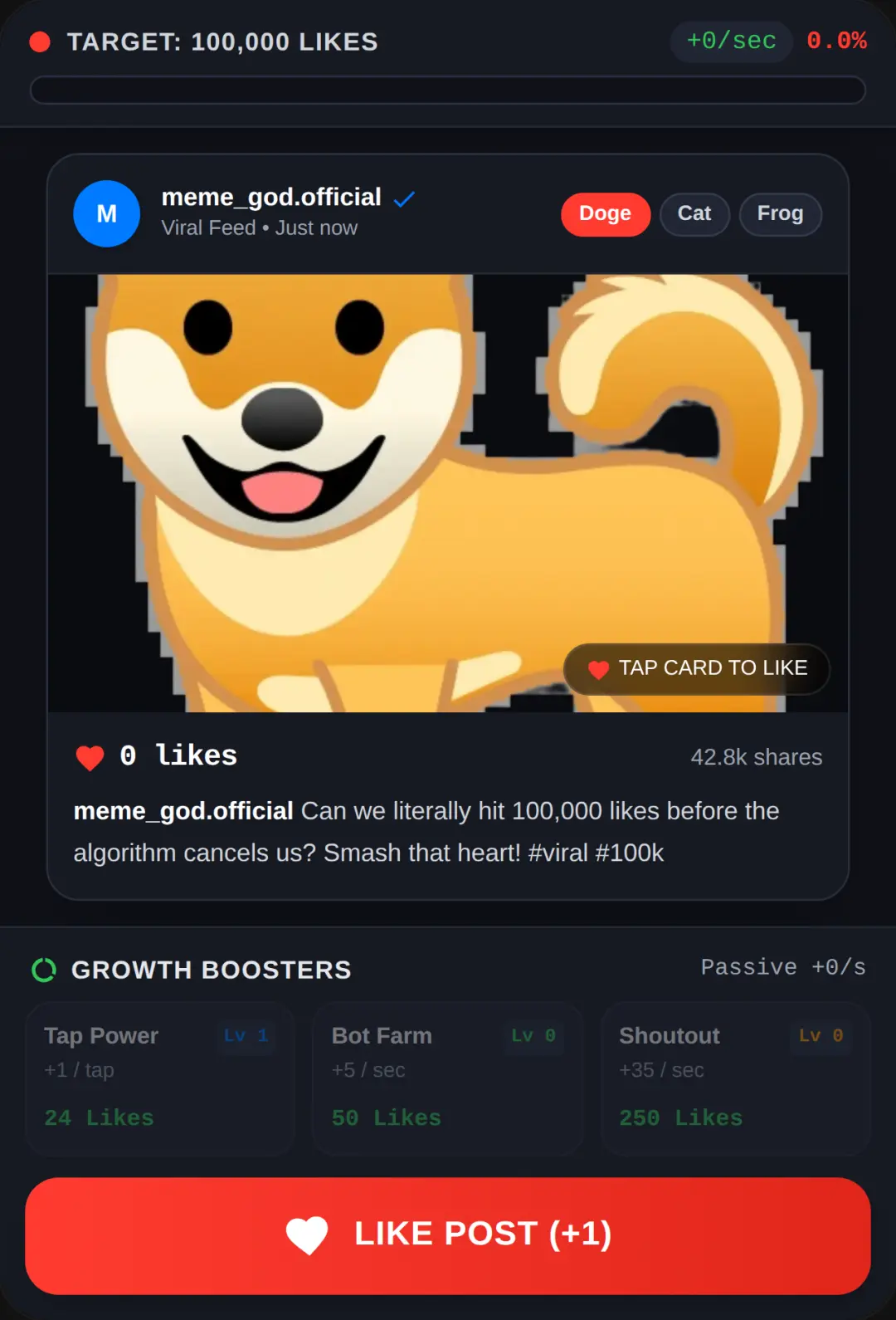 Viral Post 100K Likes cover