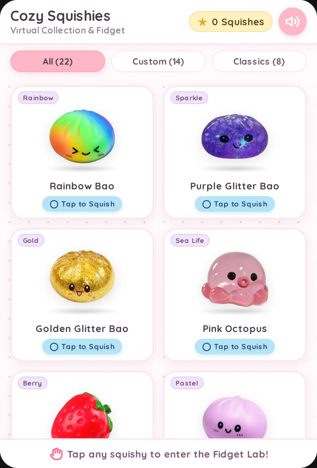 Cozy Squishies - Virtual Collection & Fidget App By luna the cat cover