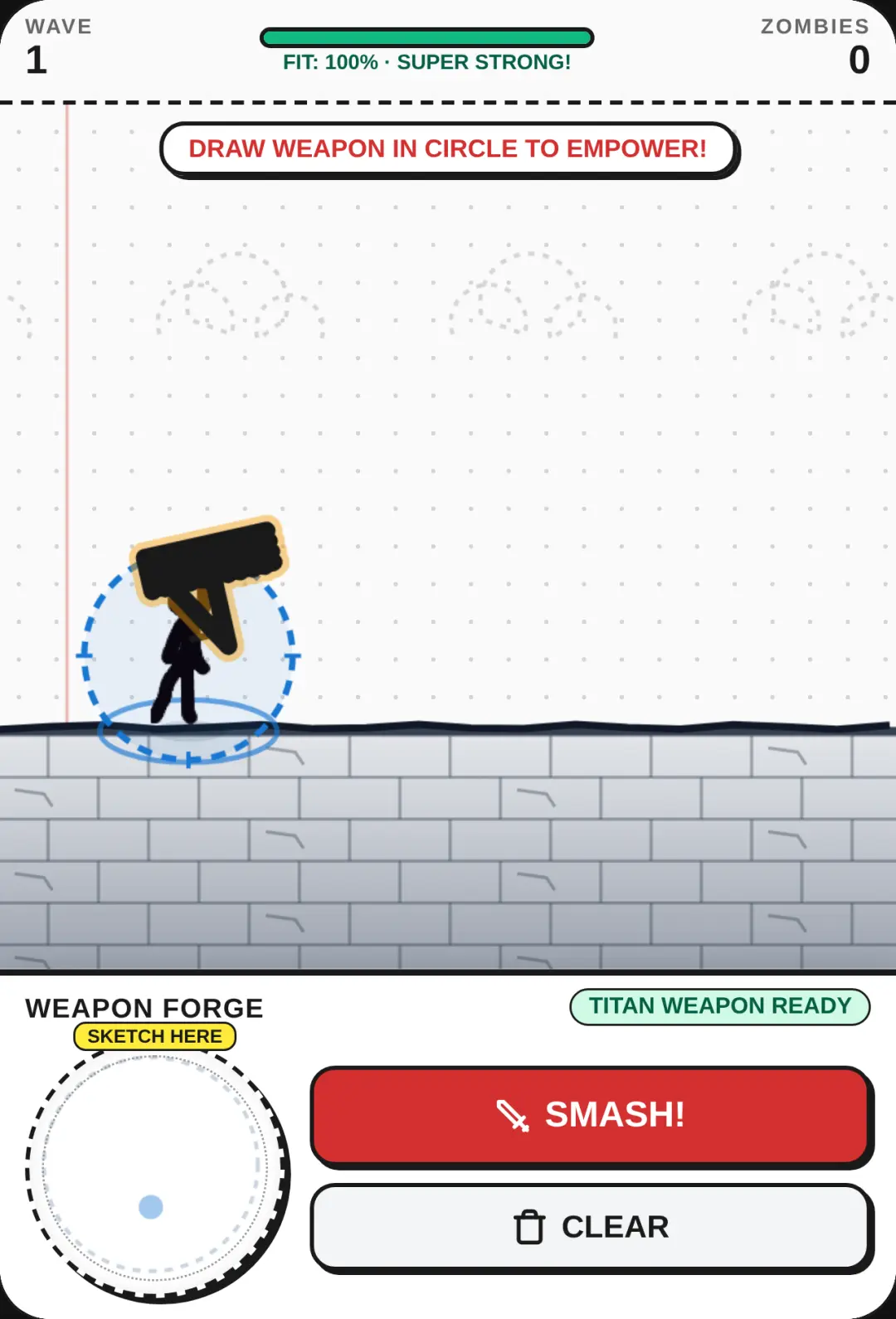 Stickman Weapon Draw - Zombie Survival cover