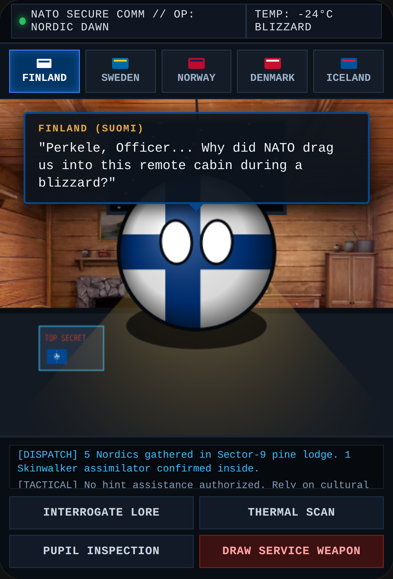 NATO Interrogation - Nordic Skinwalker cover