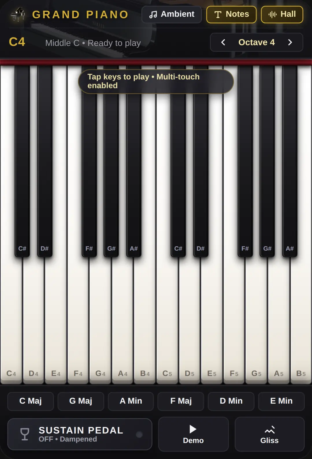 Realistic Grand Piano cover