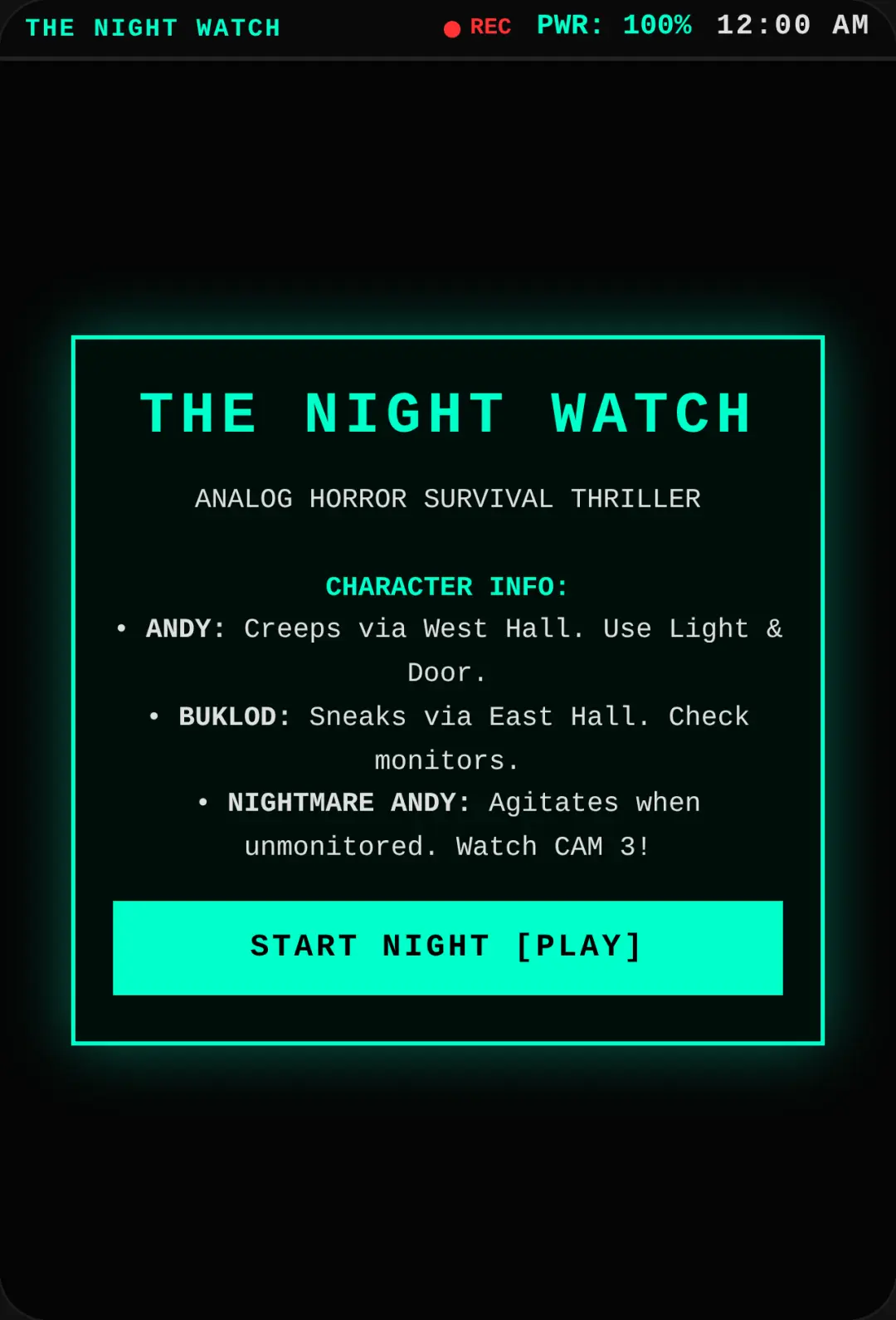 ANALOG HORROR cover