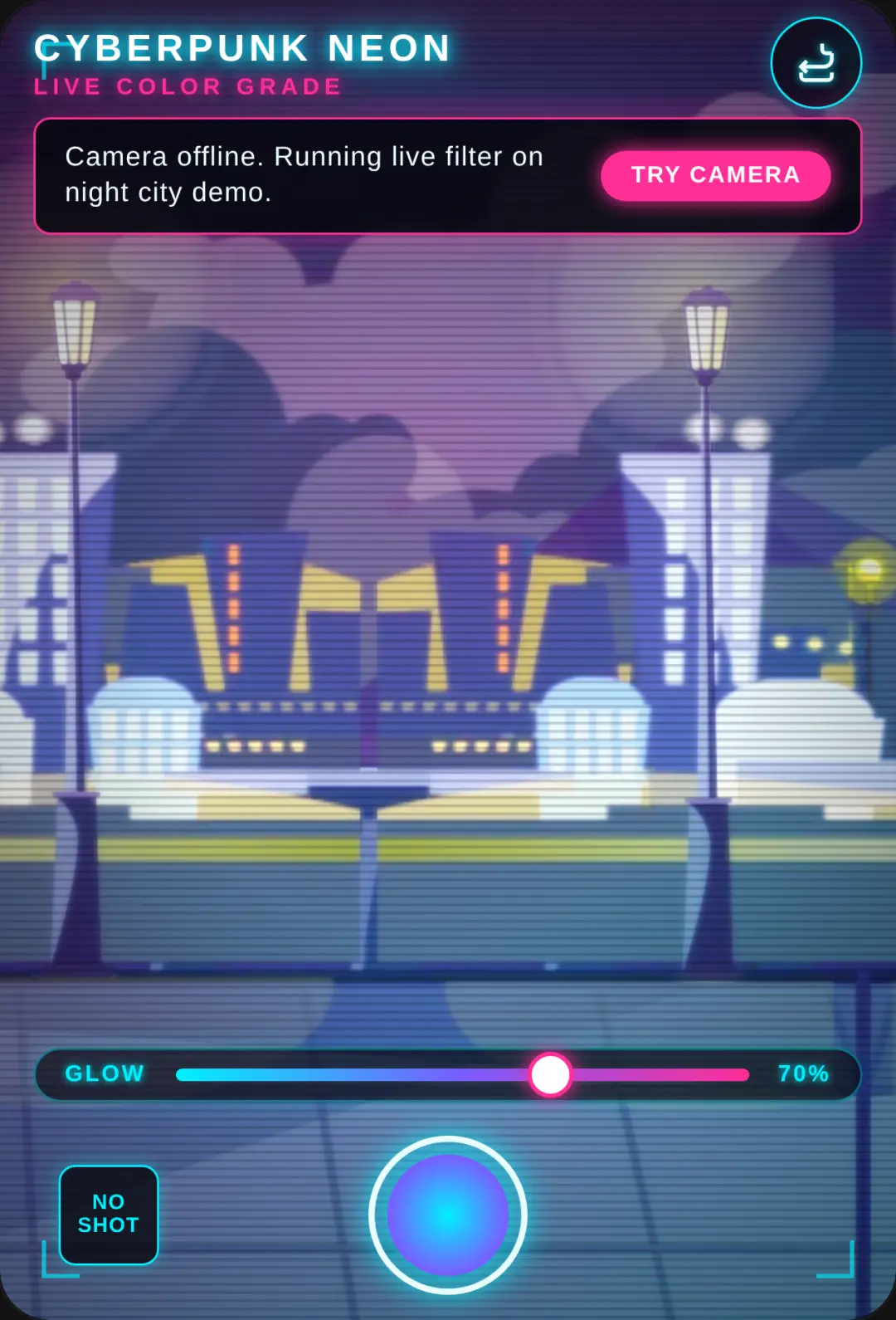 Cyberpunk Neon · Photo Filter cover