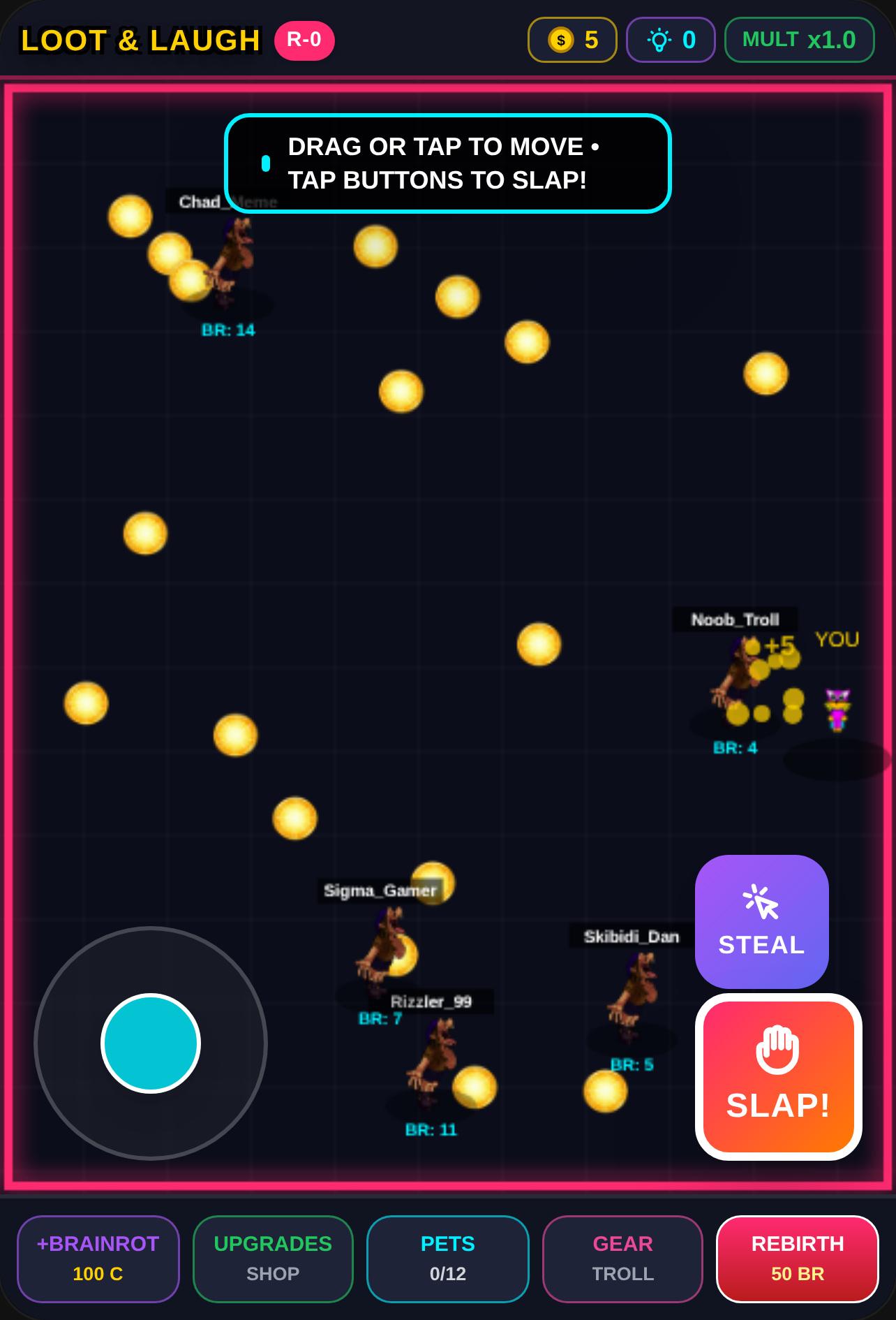 LOOT & LAUGH — Brain Rot Simulator cover