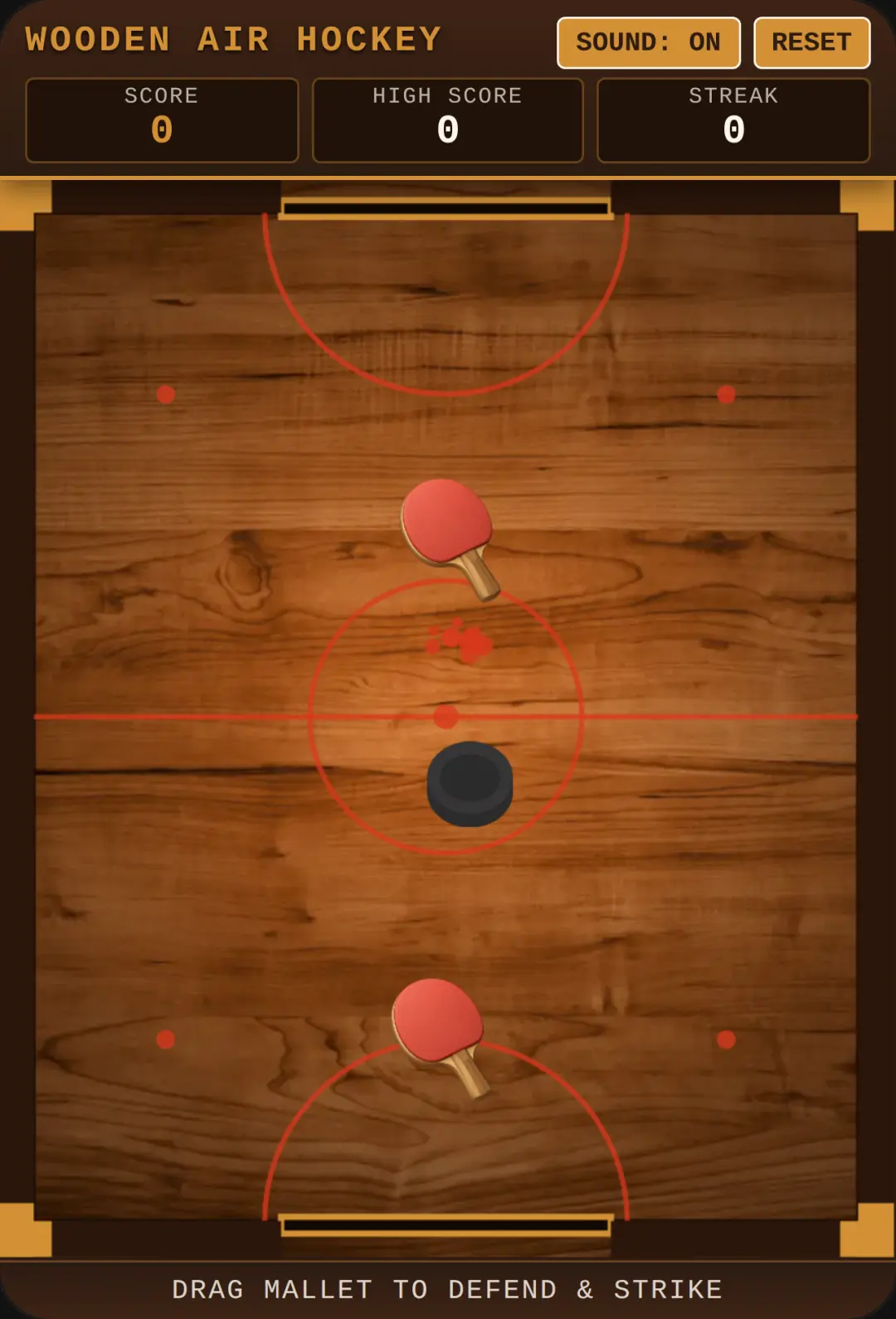 air hockey cover