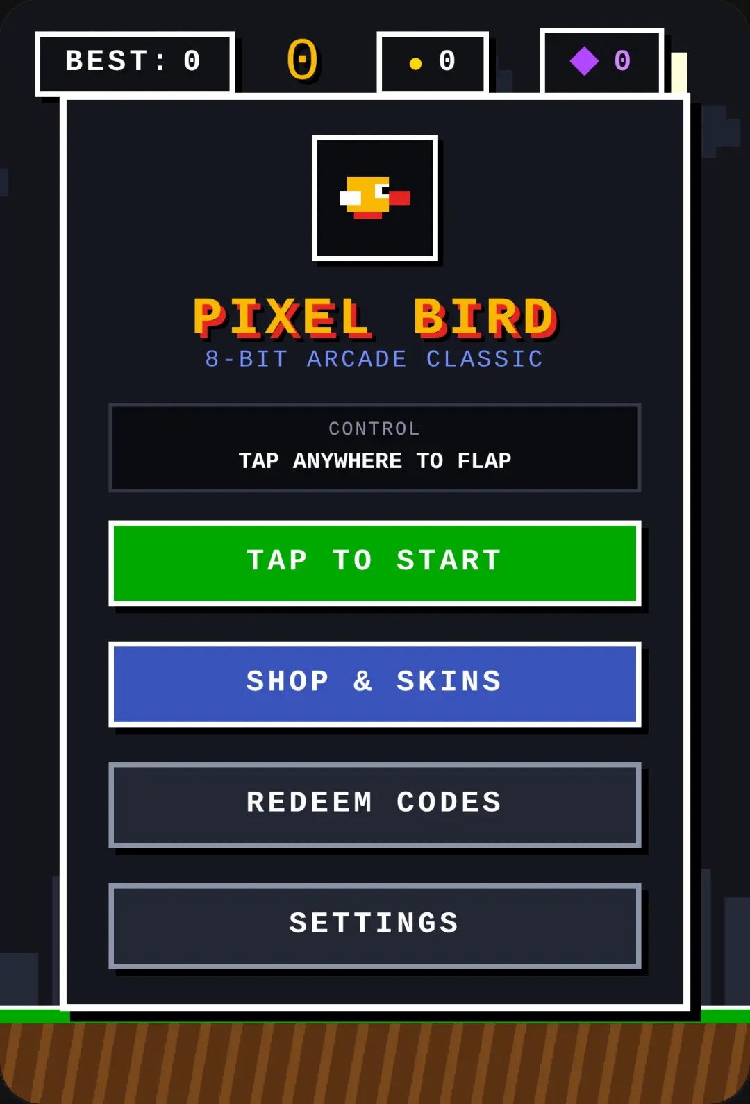Pixel Bird 8-Bit update one cover