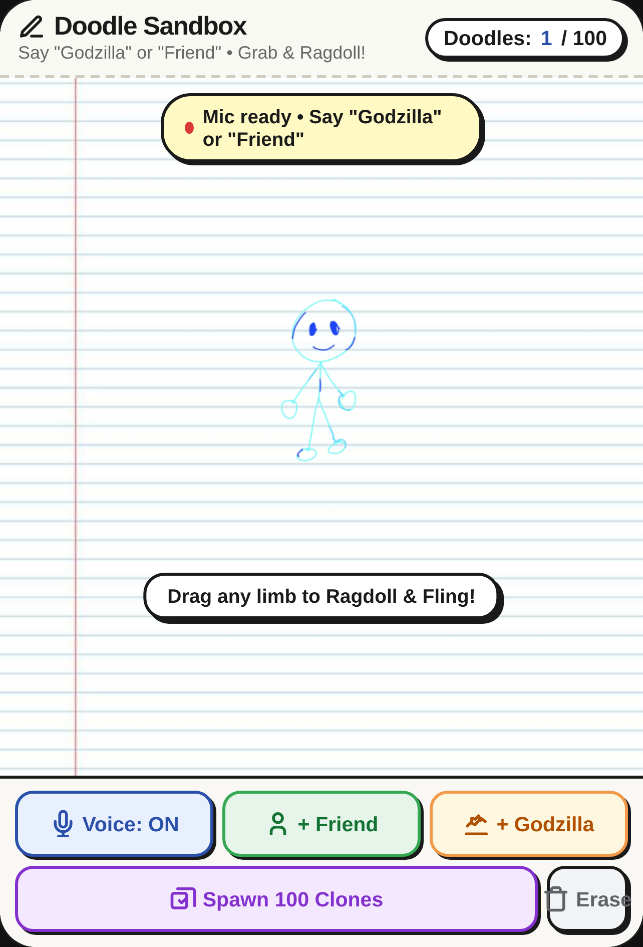 Doodle Pet Stickman Sandbox cover