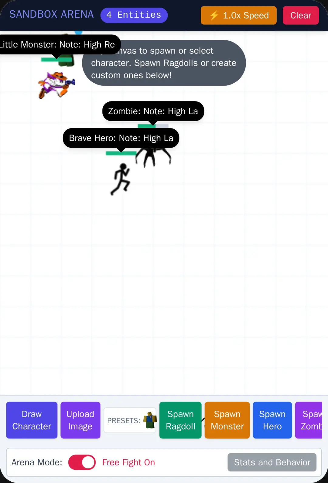 Sandbox Character Creation Studio cover
