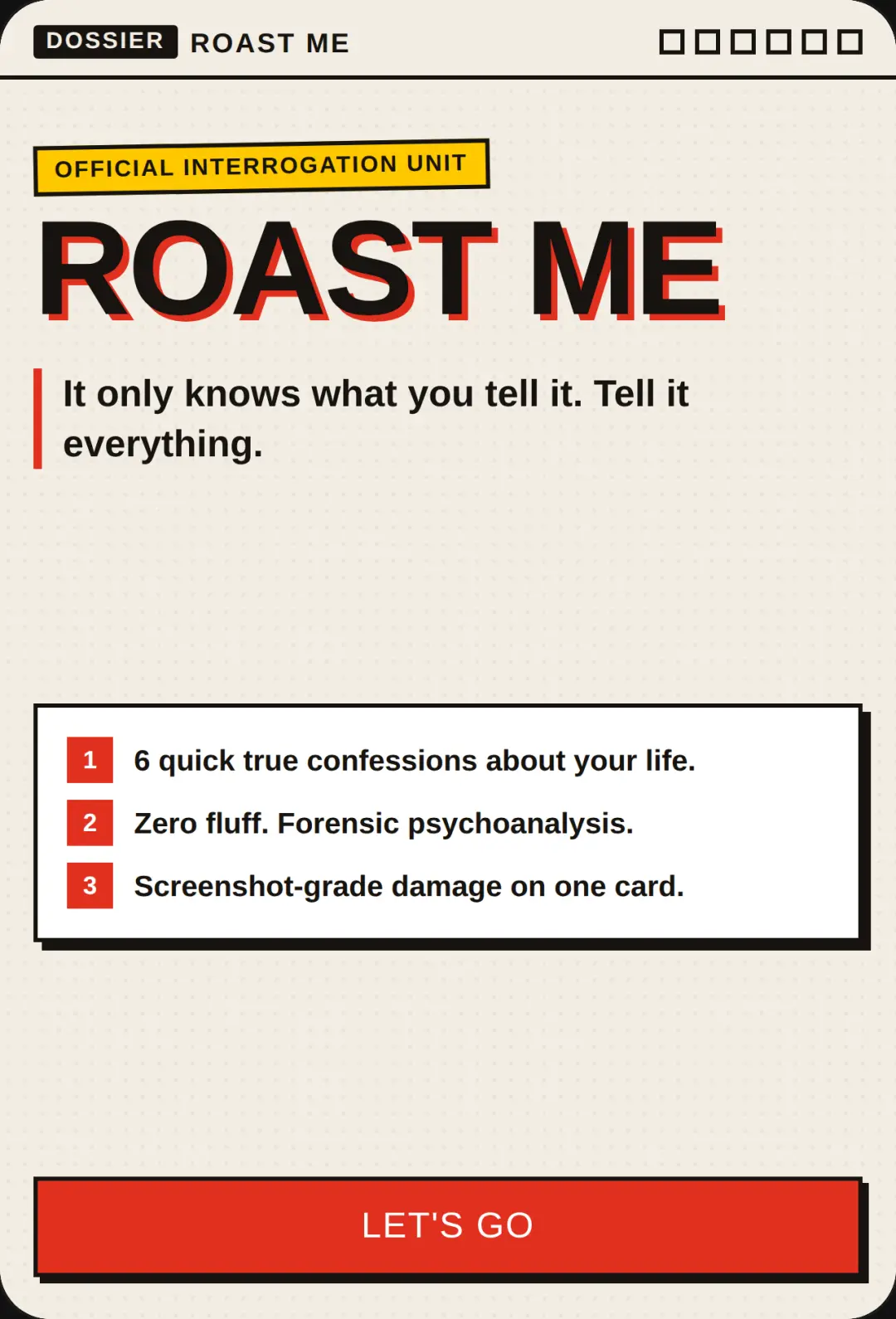 ROAST ME cover