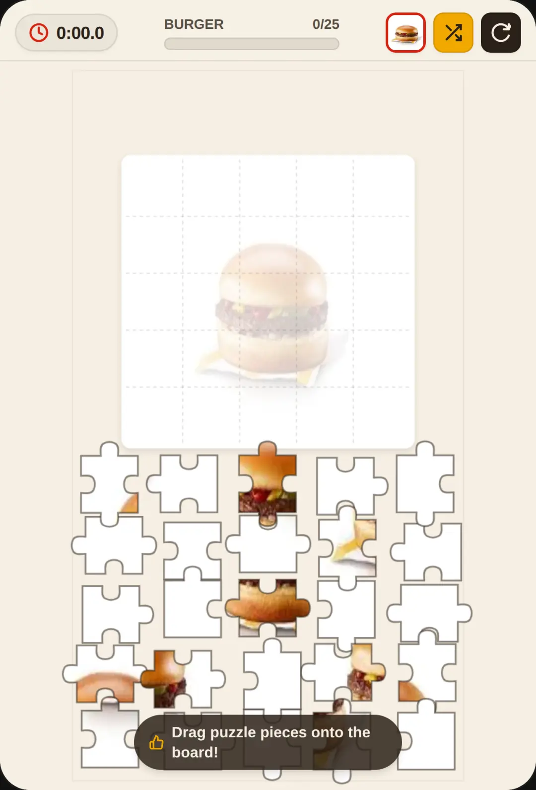 Burger Jigsaw cover