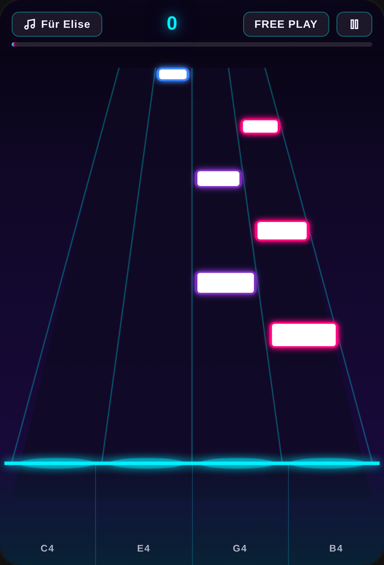 Neon Piano 3D cover