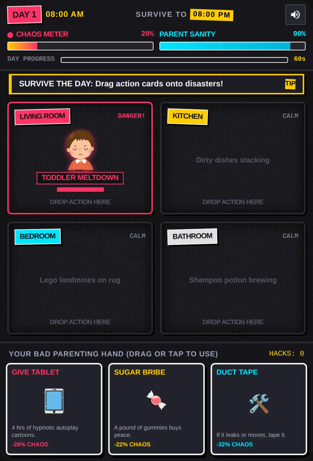 Bad Parents: Survive the Day cover