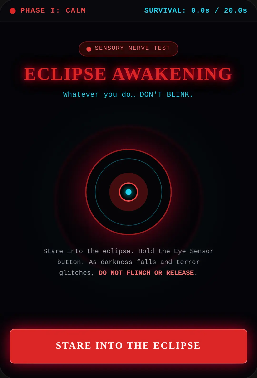 Eclipse Awakening - Don't Blink cover