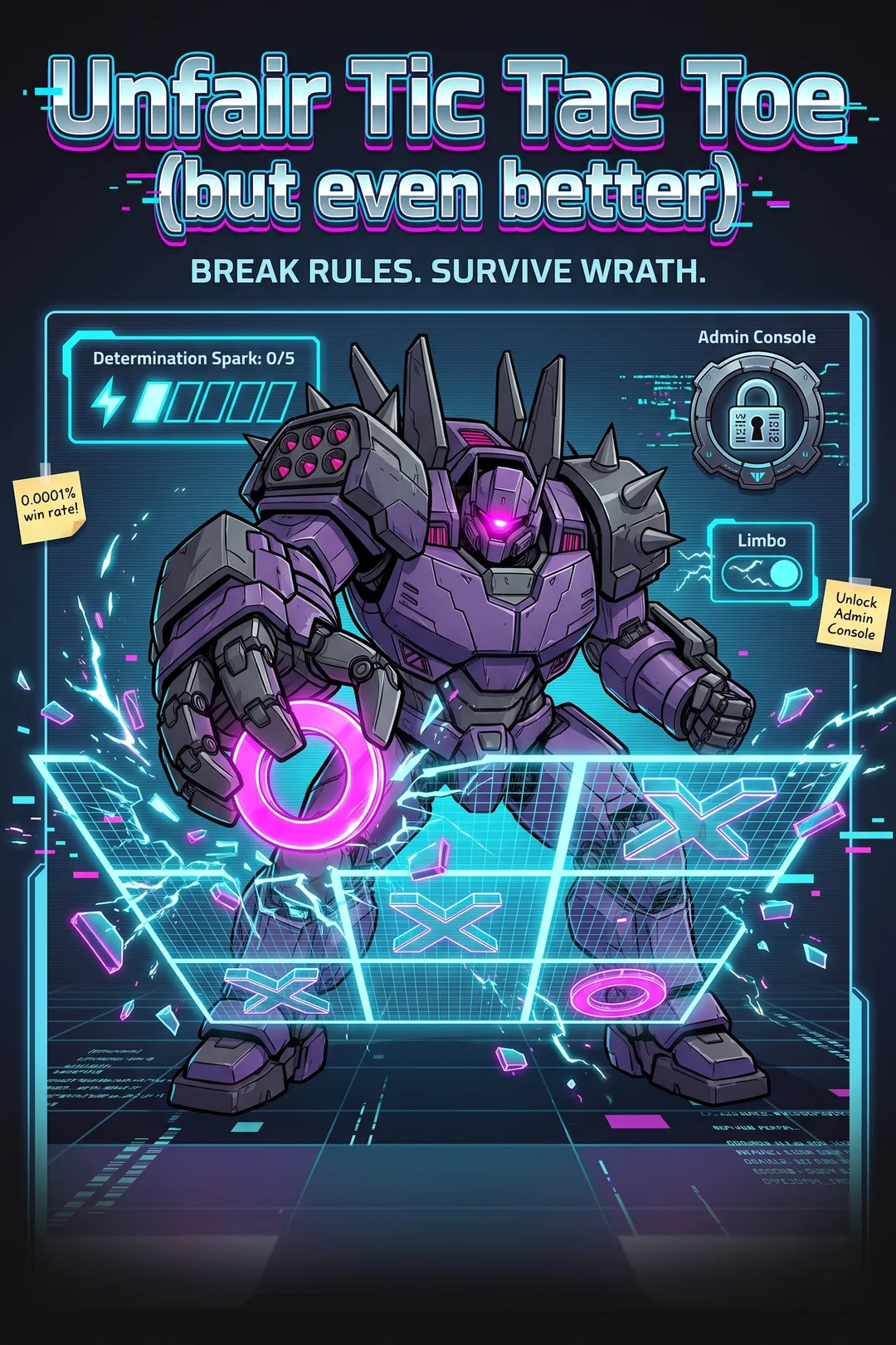 Unfair Tic Tac Toe (but even better)