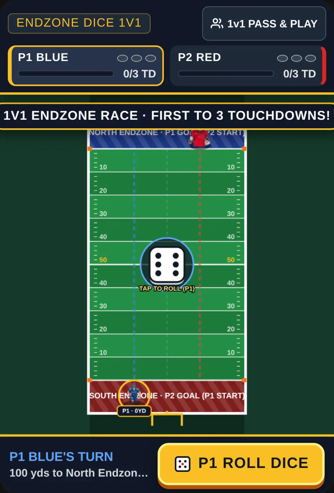 Endzone Dice Clash cover