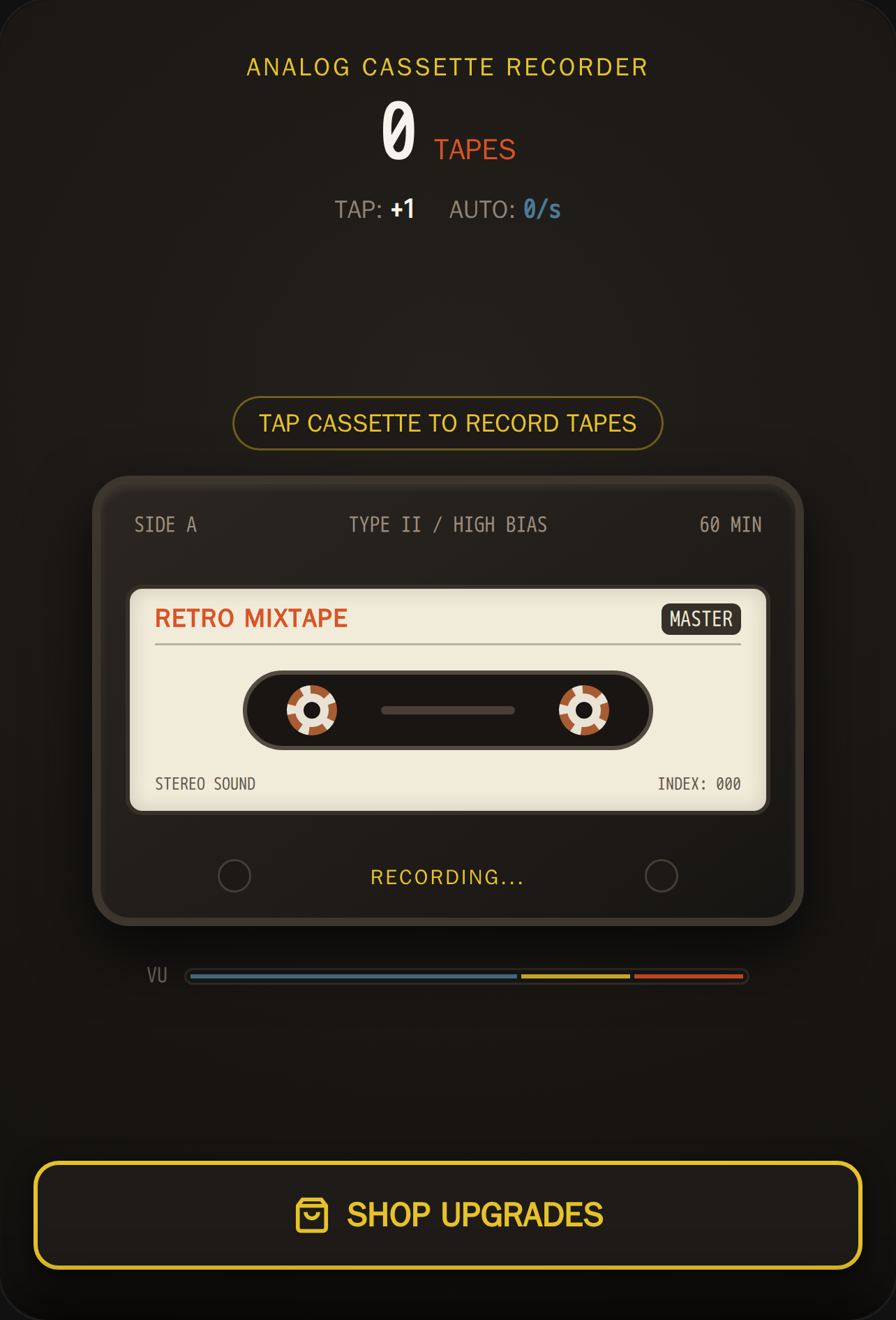 Cassette Tap Tap cover