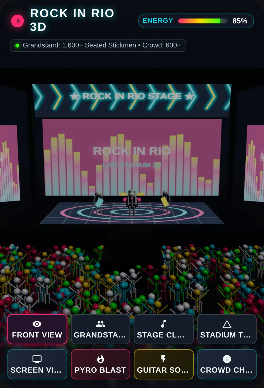 Rock in Rio 3D - Stickman Festival cover