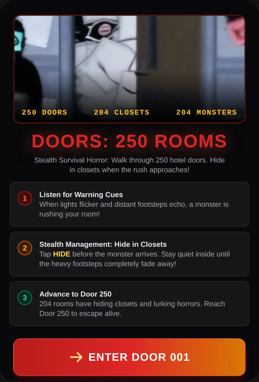 DOORS: 250 ROOMS cover