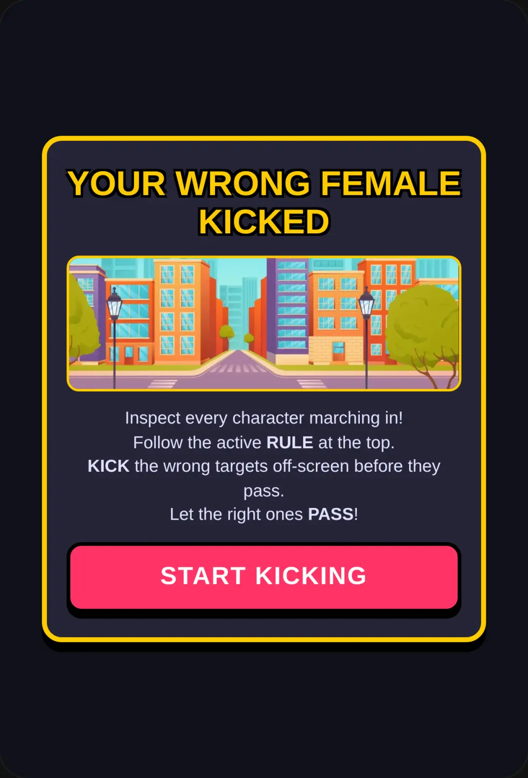 Your Wrong Female Kicked cover