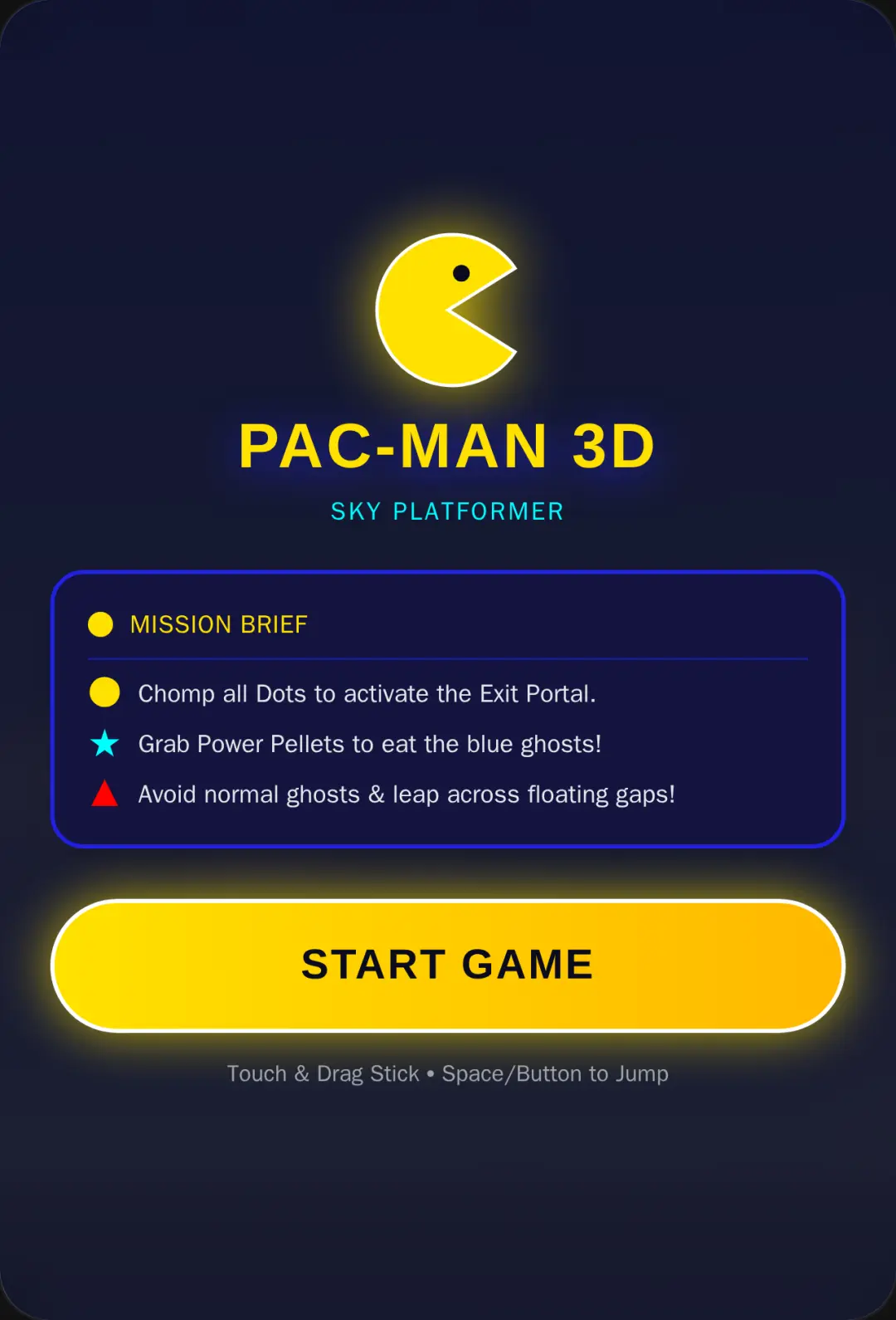 Pac-Man 3D Platformer cover