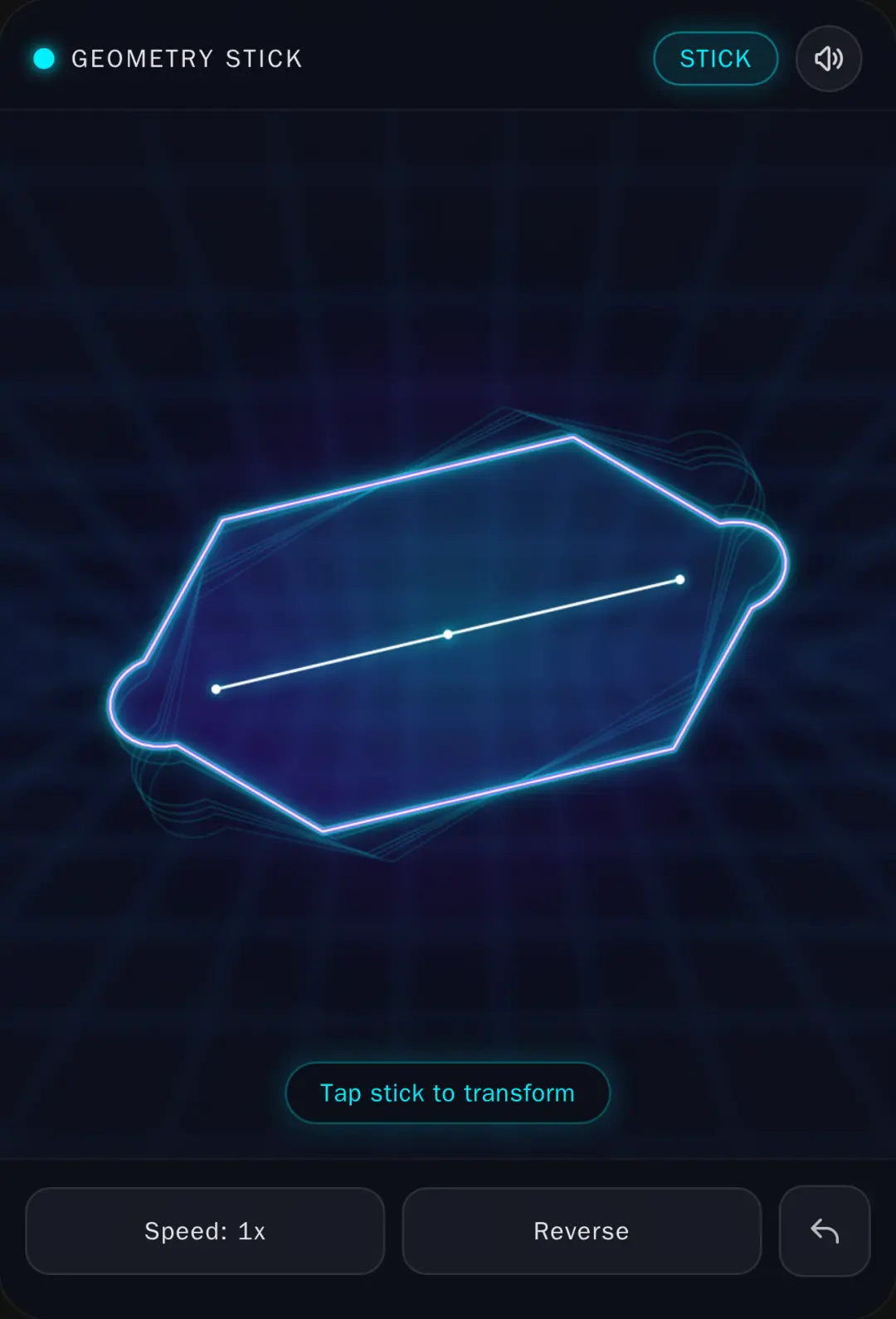 Geometry Stick cover