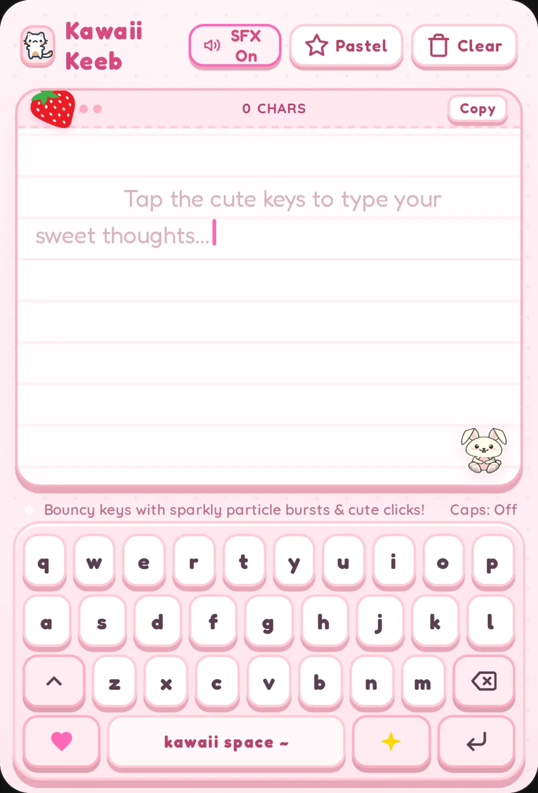 Kawaii Keyboard Simulator cover