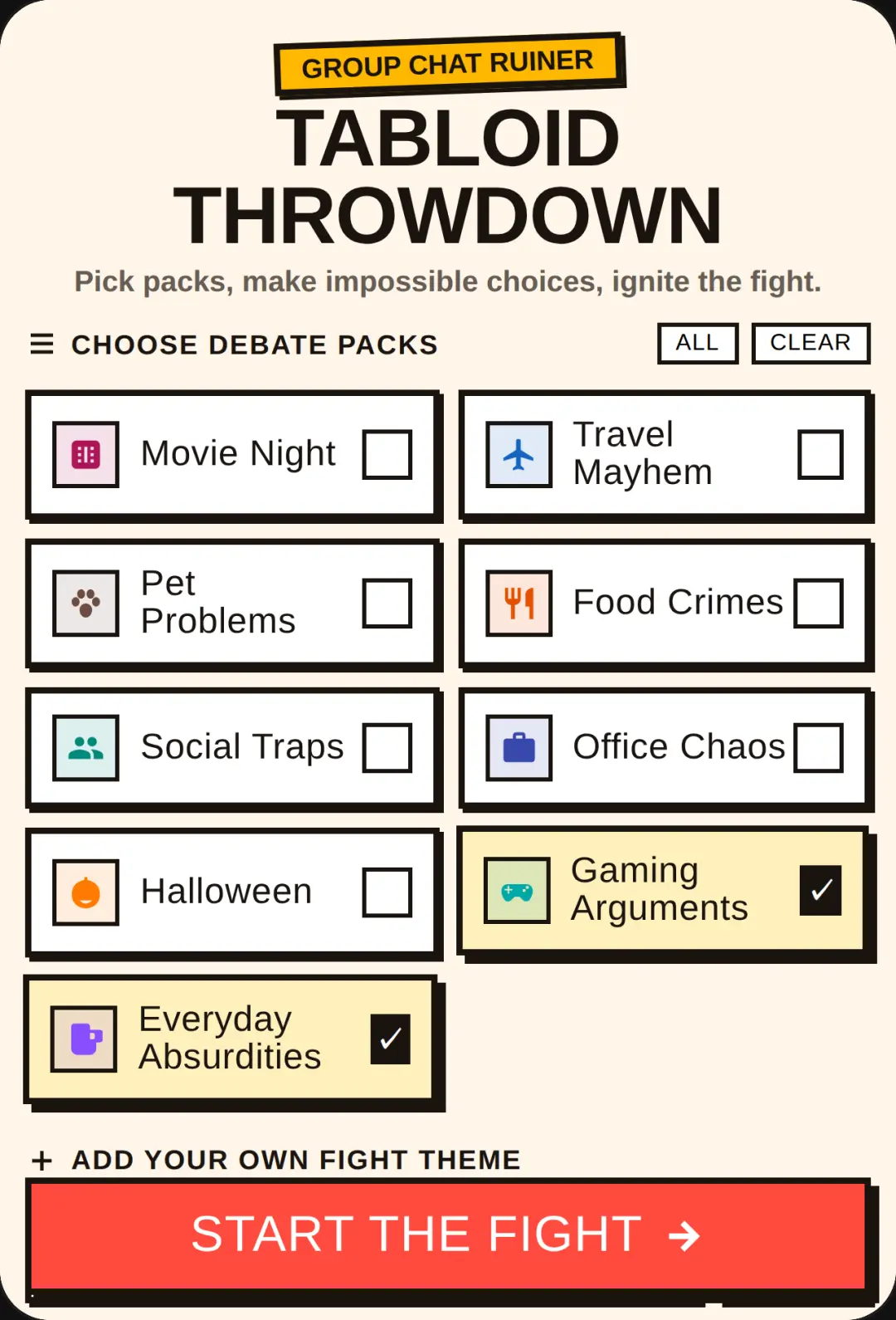 Tabloid Throwdown cover