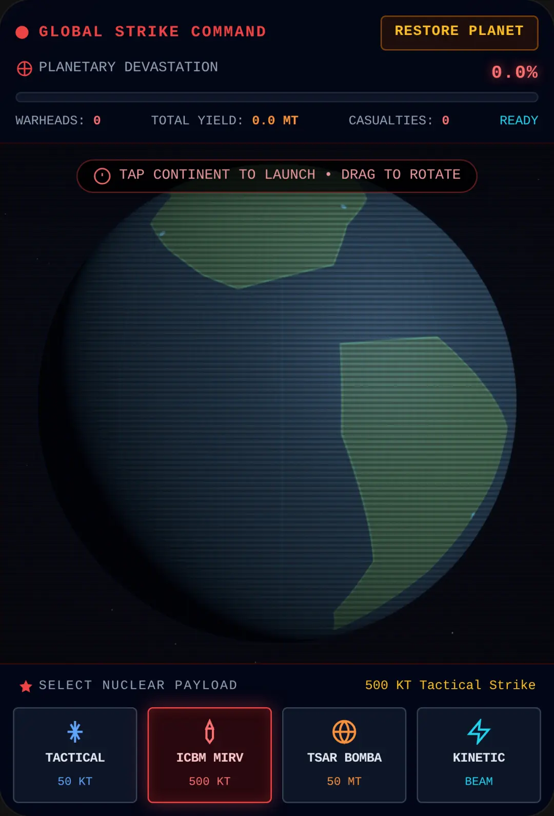 Global Strike: Earth Devastation cover