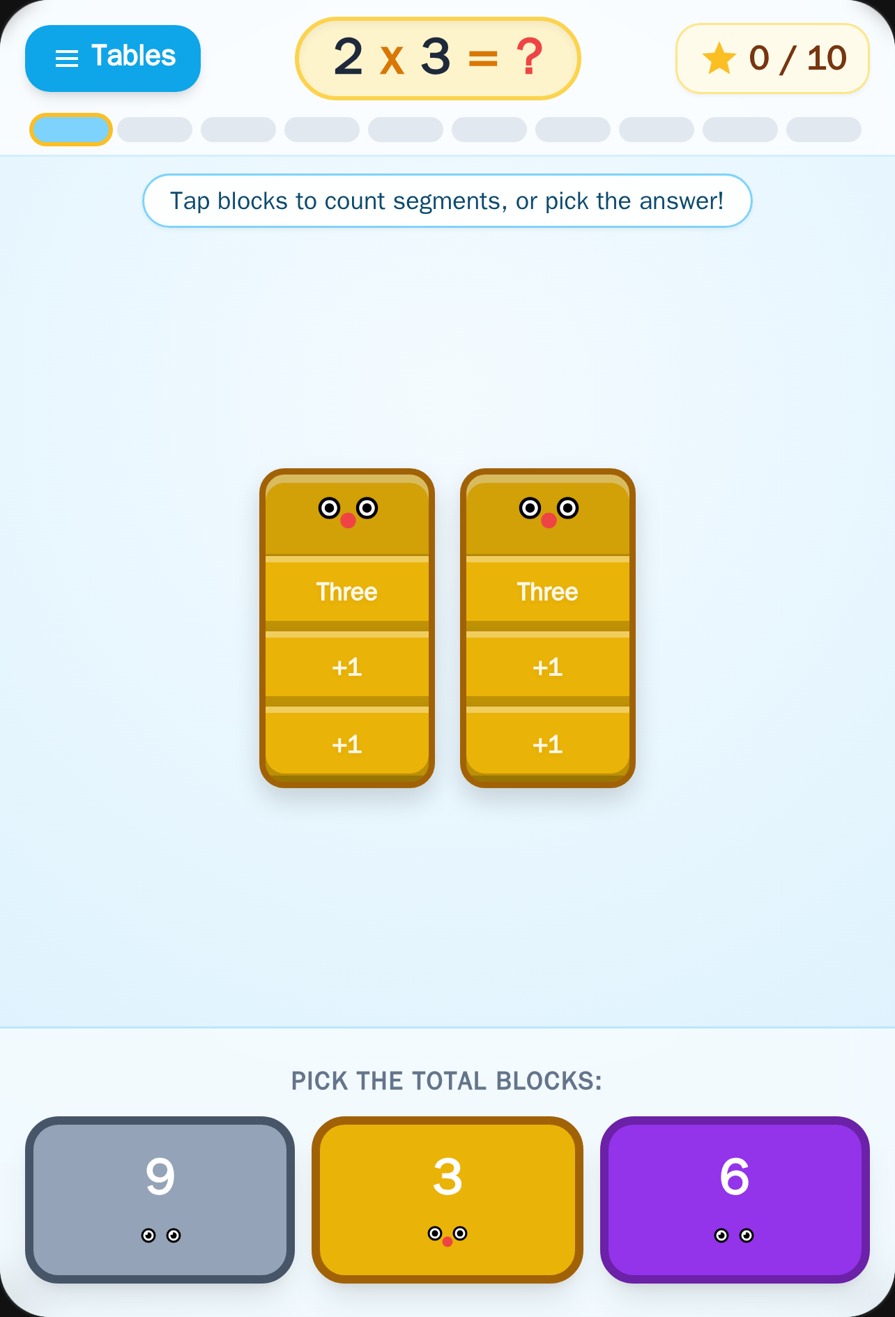 Numberblocks Times Tables cover