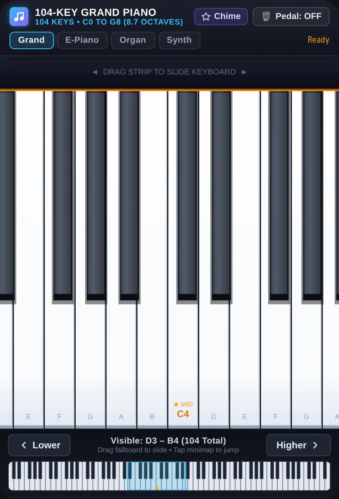 104-Key Extra Large Grand Piano cover