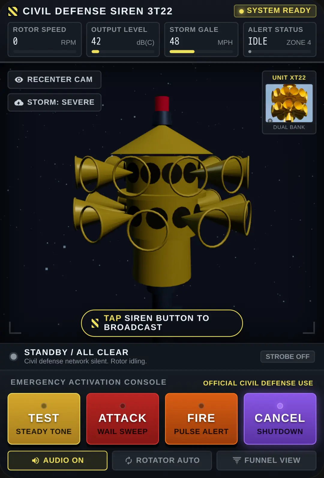 3t22 siren Simulator cover