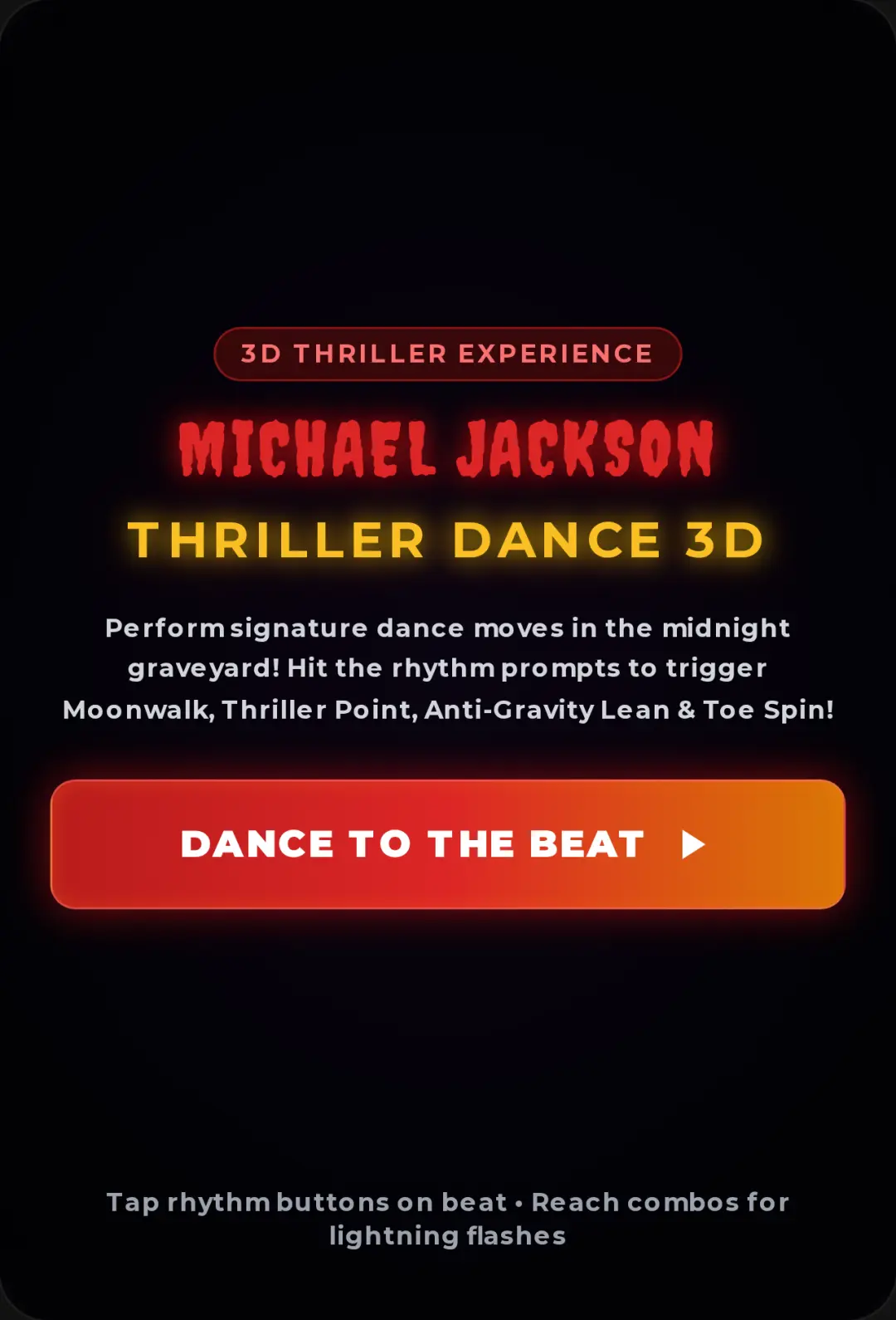 Michael Jackson Thriller 3D Dance cover
